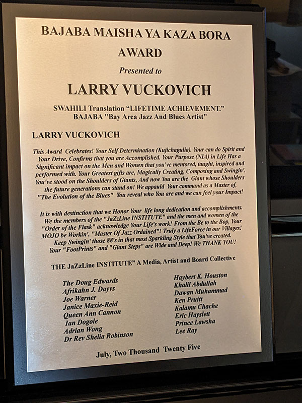 BAJABA MAISHA KAZA BORA award