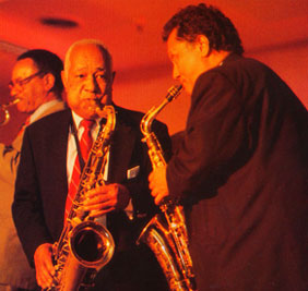 Allen Smith (trumpet), Pee Wee Claybrook (tenor sax), Jules Broussard (alto sax)